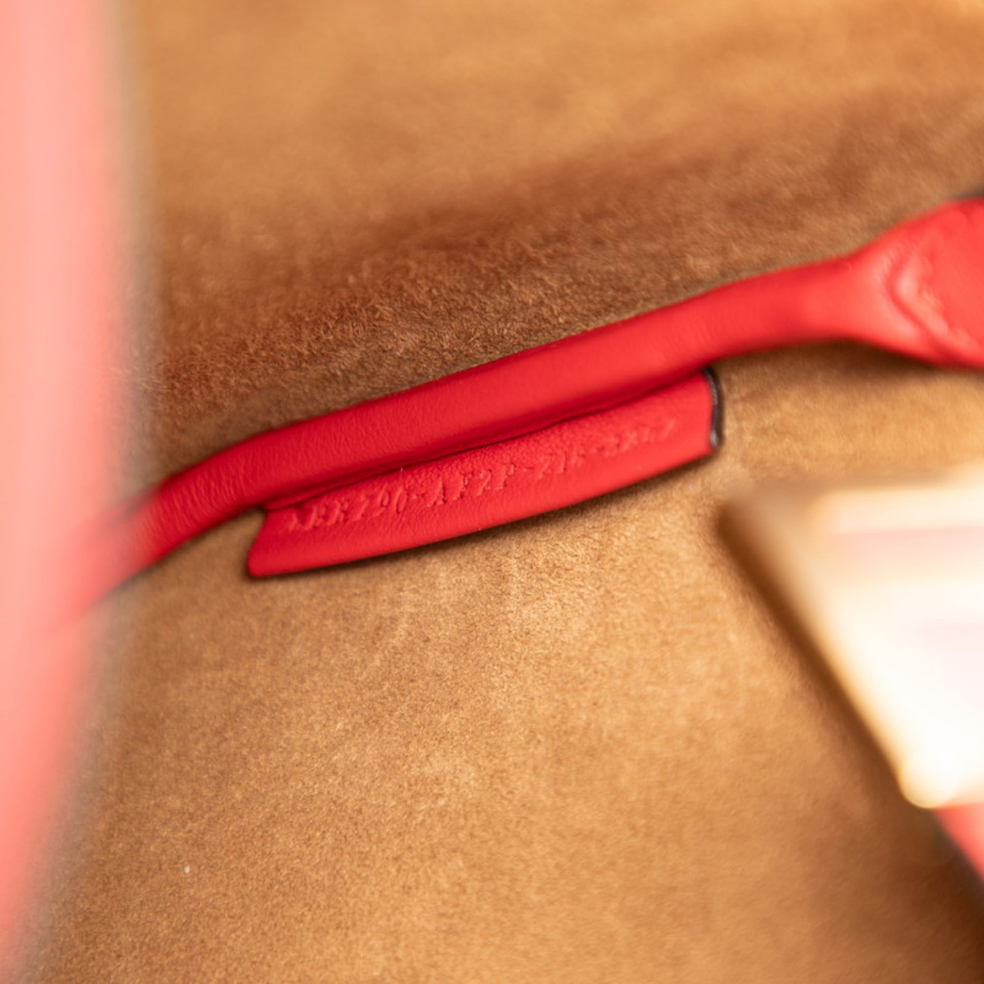 Fendi Croissant Handbag/Shoulder Bag 8BR790 Red Leather Women's FENDI