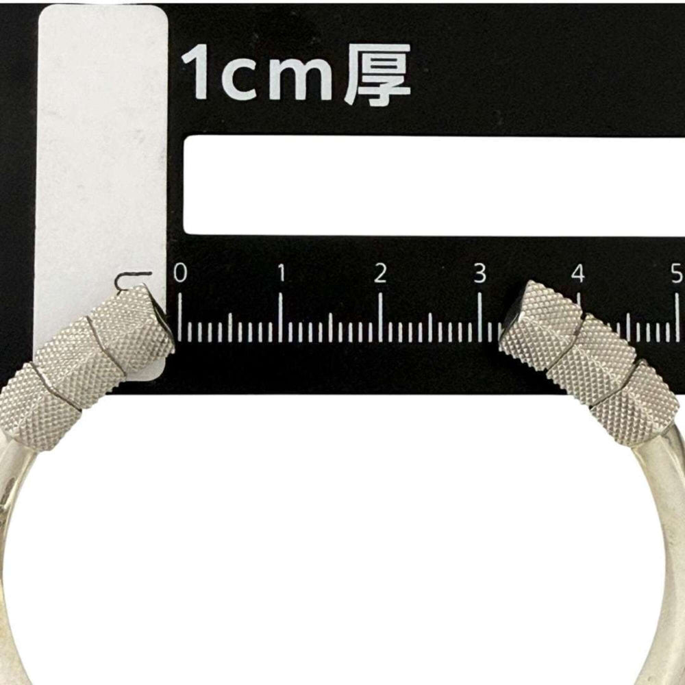 Bottega Veneta Men's and Women's Bangle Cuff Bracelet, Silver, Size M — Like New