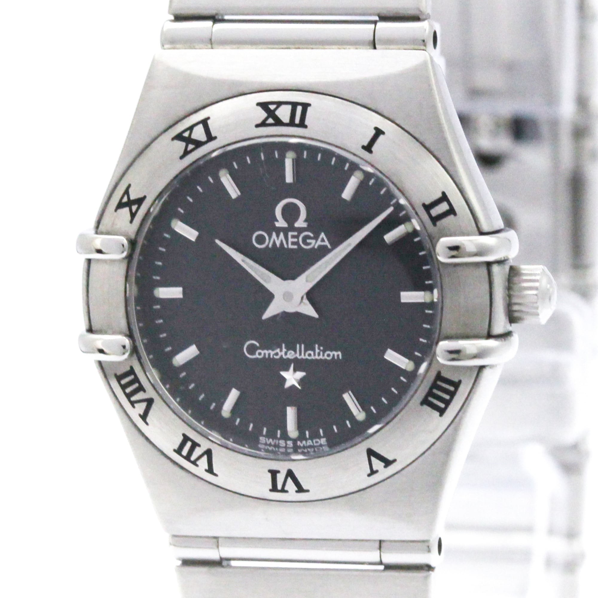 OMEGA Constellation Steel Quartz Ladies Watch 1562.40 Polished — Very Good