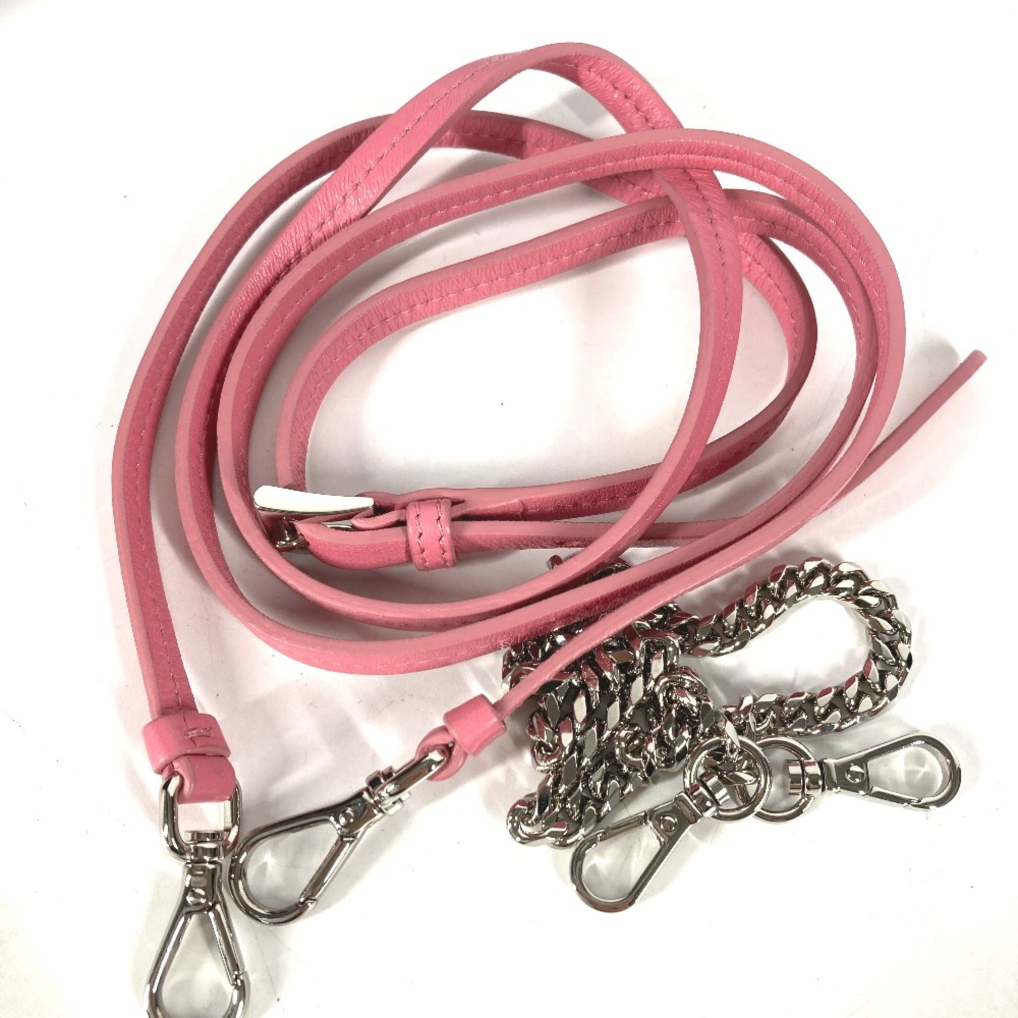 PRADA Chain Crossbody 3WAY Pochette Shoulder Bag pink — Like New