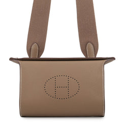Hermes Shoulder Bag Videpoche Etoupe Togo B Stamp HERMES Handbag — Like New