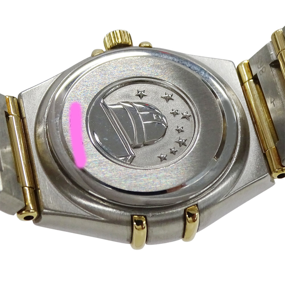 Omega Constellation Mini 1267.15 Women's Watch, Brand Name, Diamond, Quartz, Stainless Steel (SS), Gold (YG) Combination, Full Bar — Good