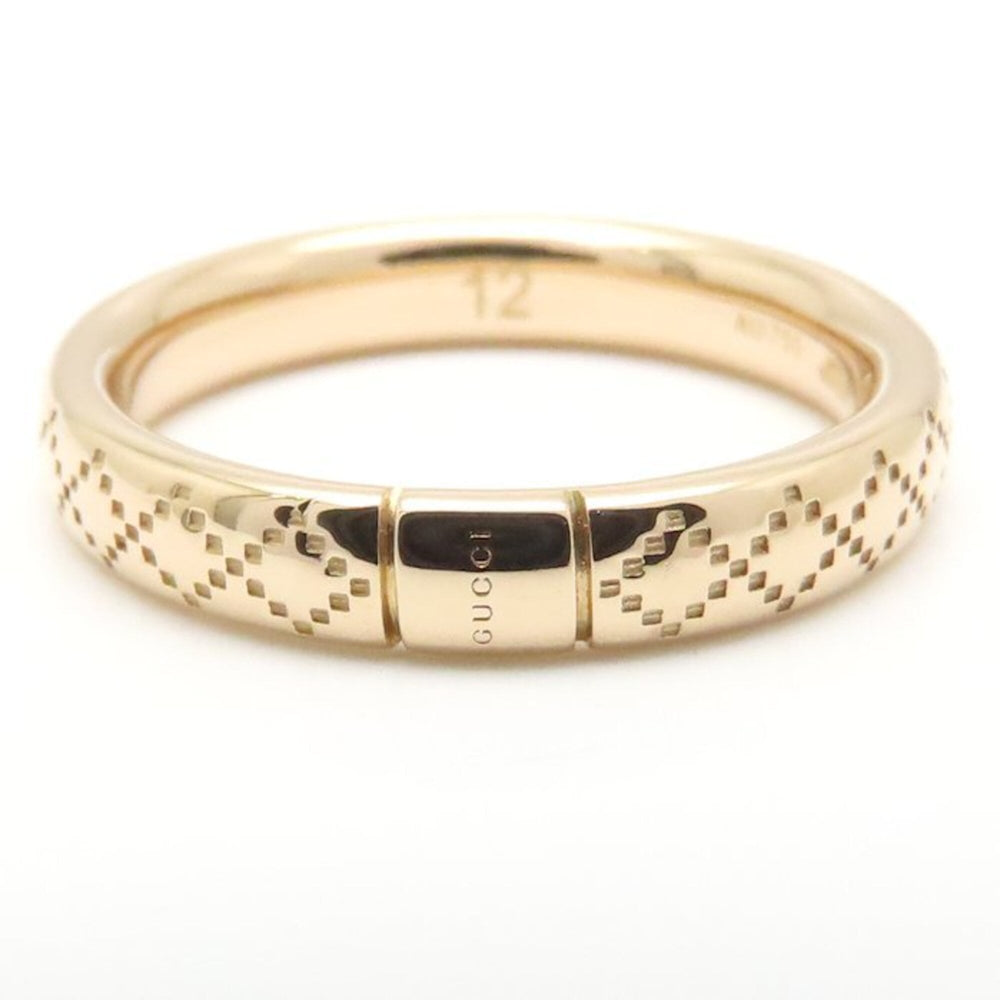 GUCCI Diamantissima Ring, Size 12, 18K Pink Gold, Women's, Item Number 295349 — Like New