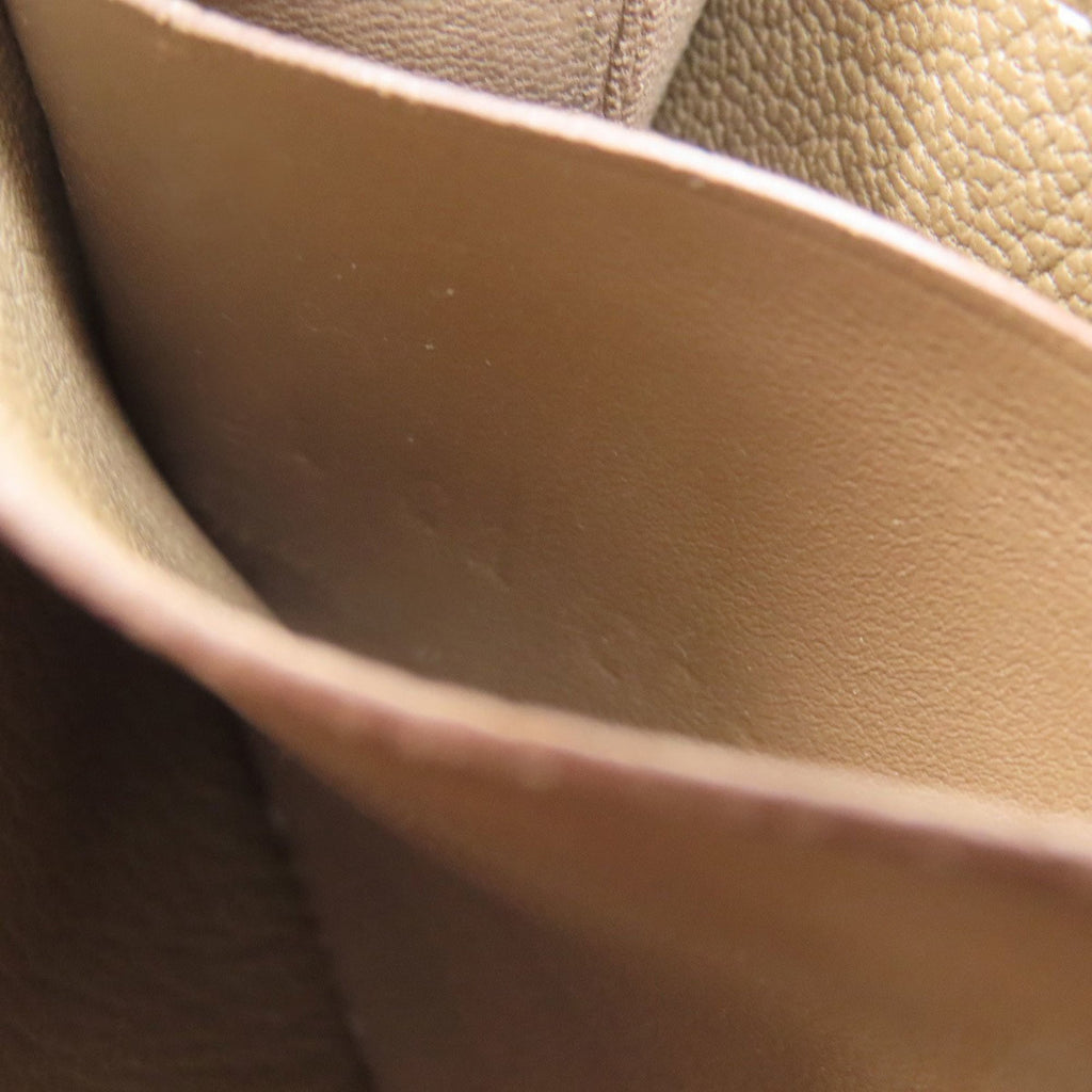 Hermes Evelyn Azap Long Etoupe Silver Hardware Wallet Chevre Women's HERMES