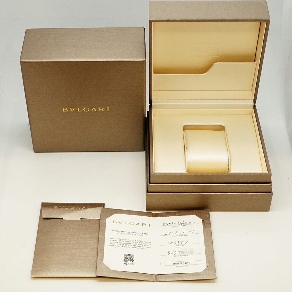 Bvlgari Black DLC BB33S 103557 Dial Watch for Men and Women — Very Good