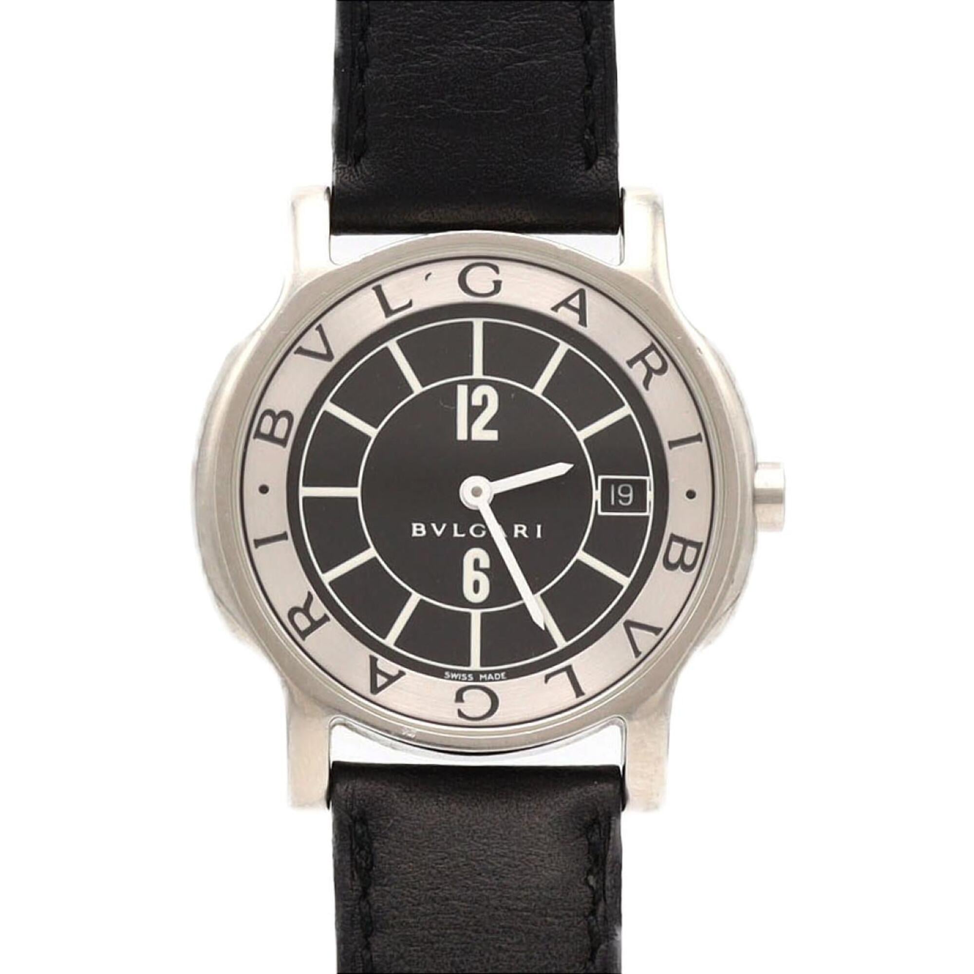 Bulgari Solotempo ST35S ST35SLD SS Quartz Watch — Good