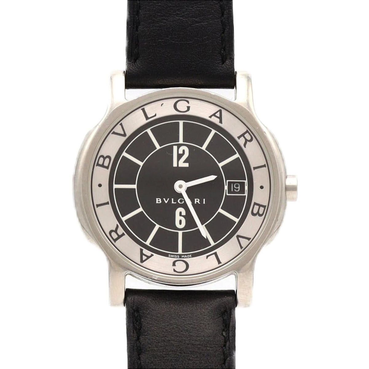 Bulgari Solotempo ST35S ST35SLD SS Quartz Watch — Good