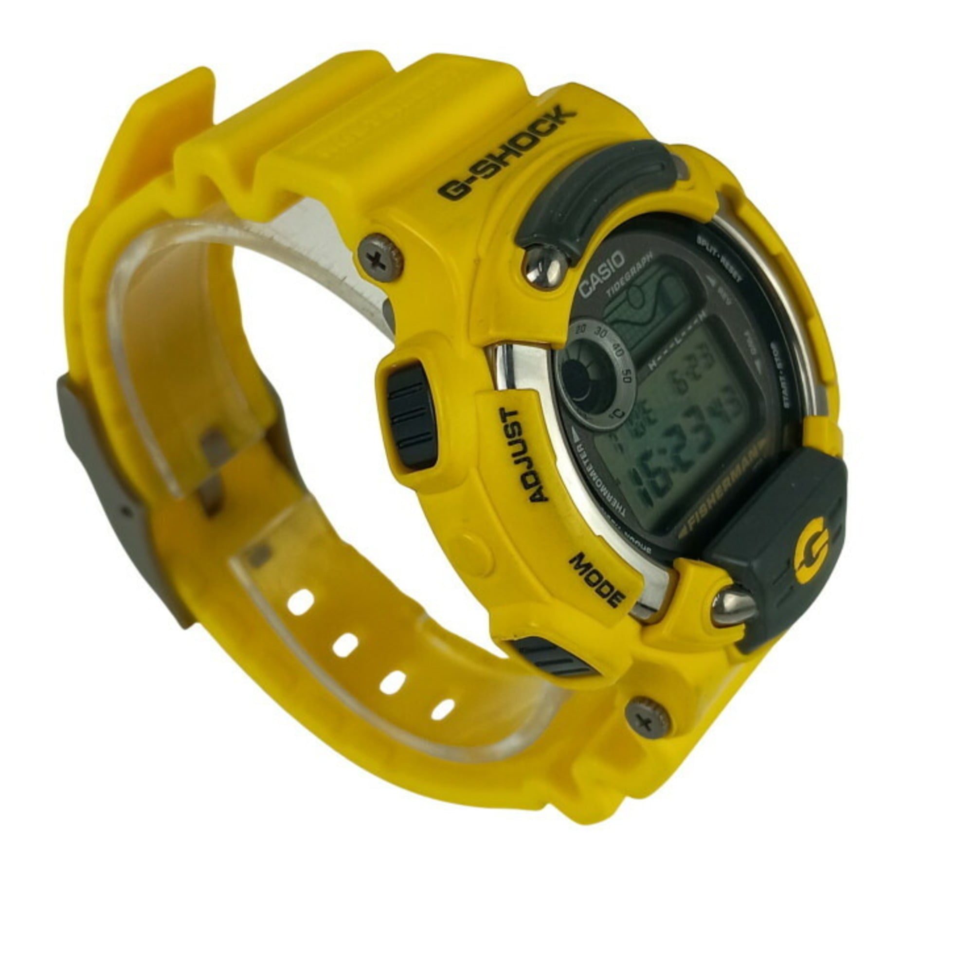CASIO G-SHOCK Fisherman DW-8600YJ-9T Yellow Resin Titanium Men's Watch — Very Good