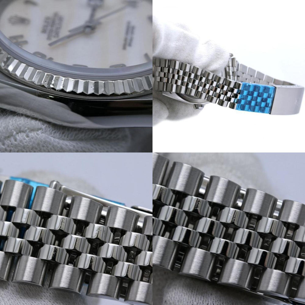 ROLEX Datejust Shell Arabic 16234NA Men's Watch SSx18KWG 40457 — Good