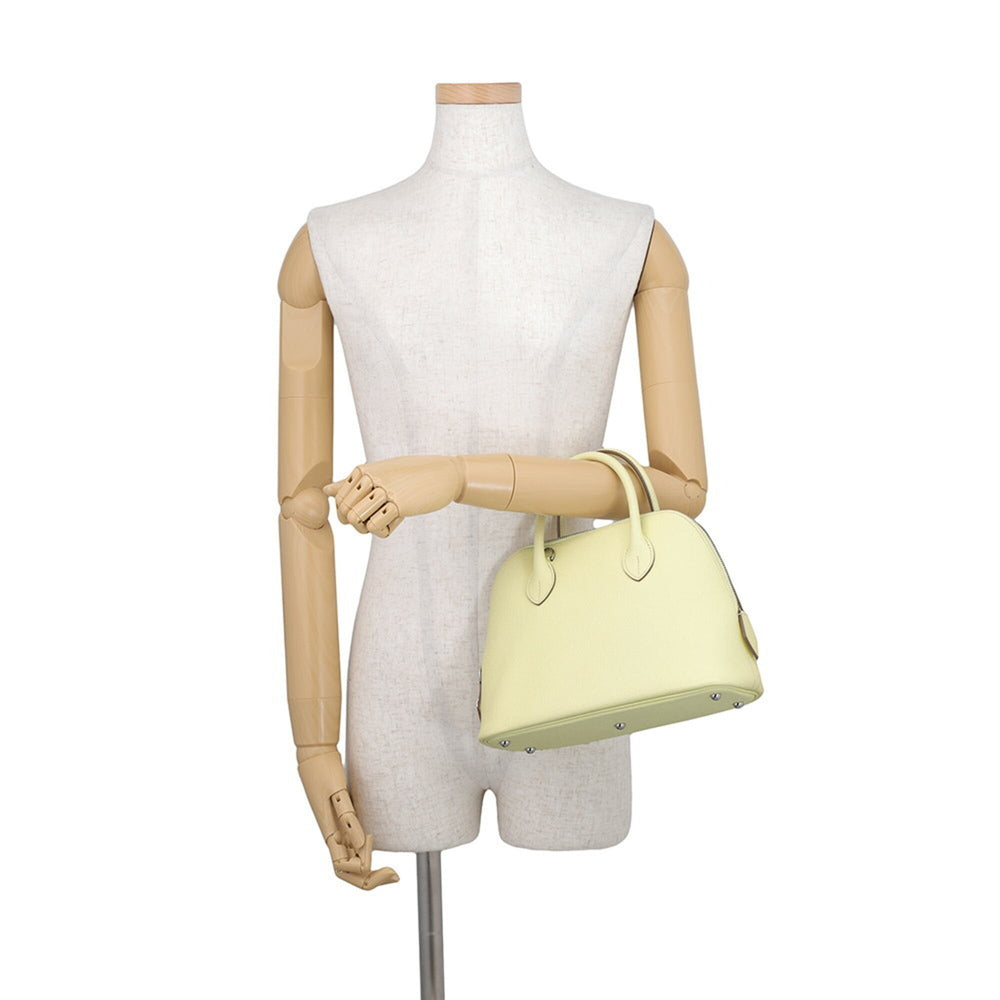 Hermes Bolide 1923 25 Verso Jaune Milton Cle Epsom W stamp 2-way shoulder bag handbag HERMES — Like New