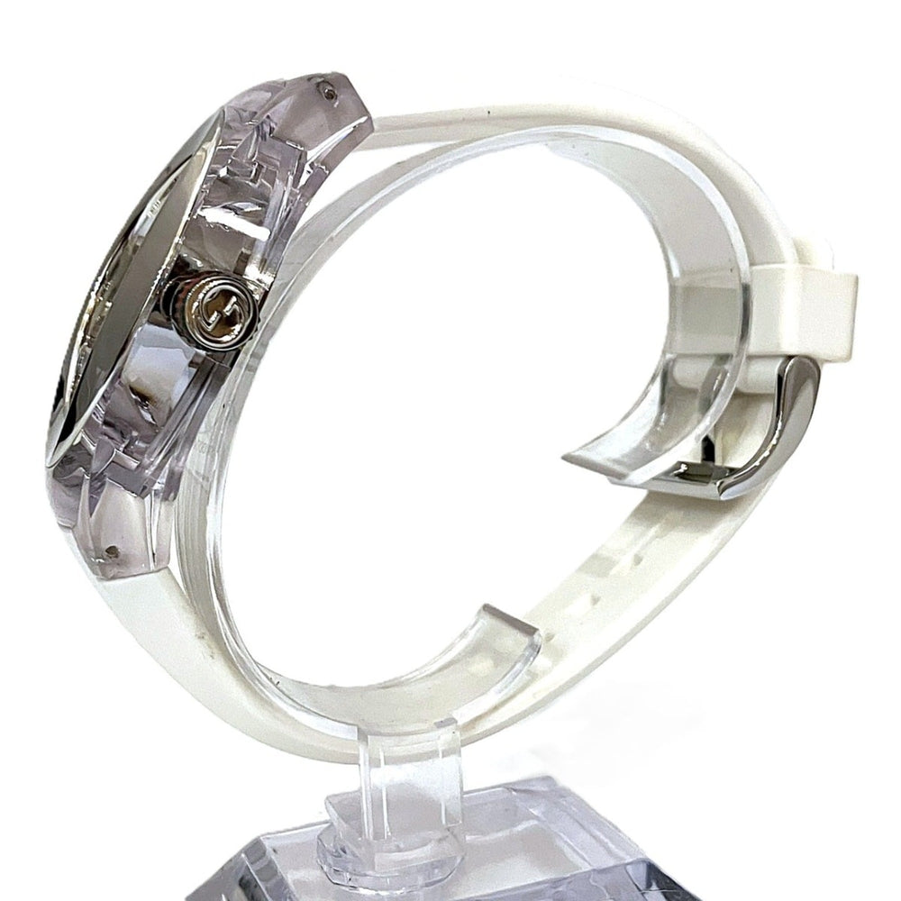 Gucci Sync Watch, Sherry, Total Weight 77.8g, Stainless Steel, Rubber Strap, Quartz Movement, Silver Dial, 137.1 — Good