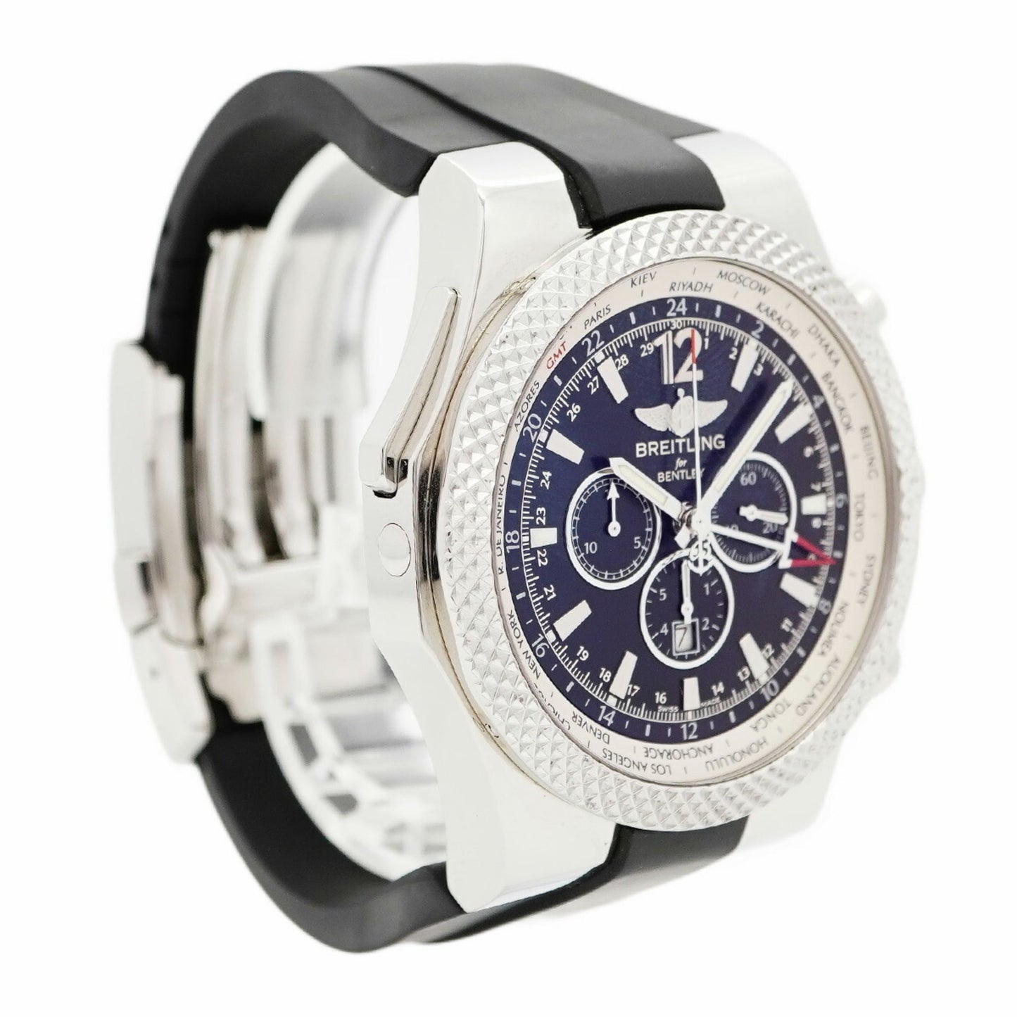 Breitling Bentley GMT A47362 Men's Black Dial Watch