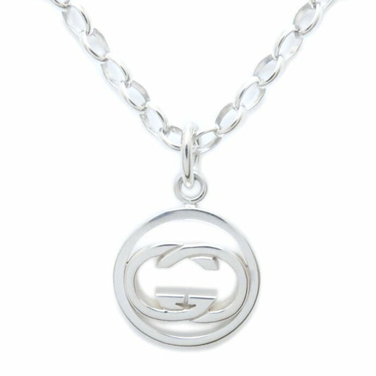 GUCCI Interlocking G Necklace Silver 925 293964