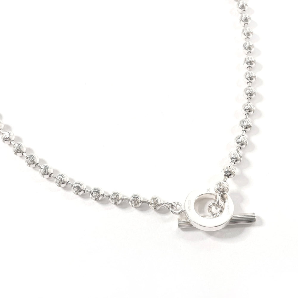 GUCCI Ball Chain Necklace 602736 J8400 8106, Sterling Silver 925, Unisex — Like New