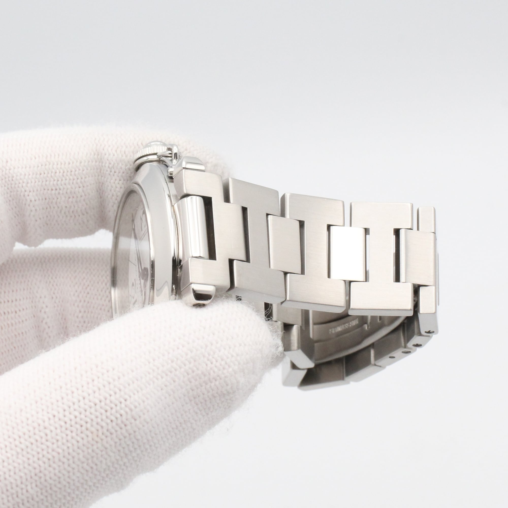 Cartier Pasha C Boys' Watch, Stainless Steel, White, W31074M7 — Very Good