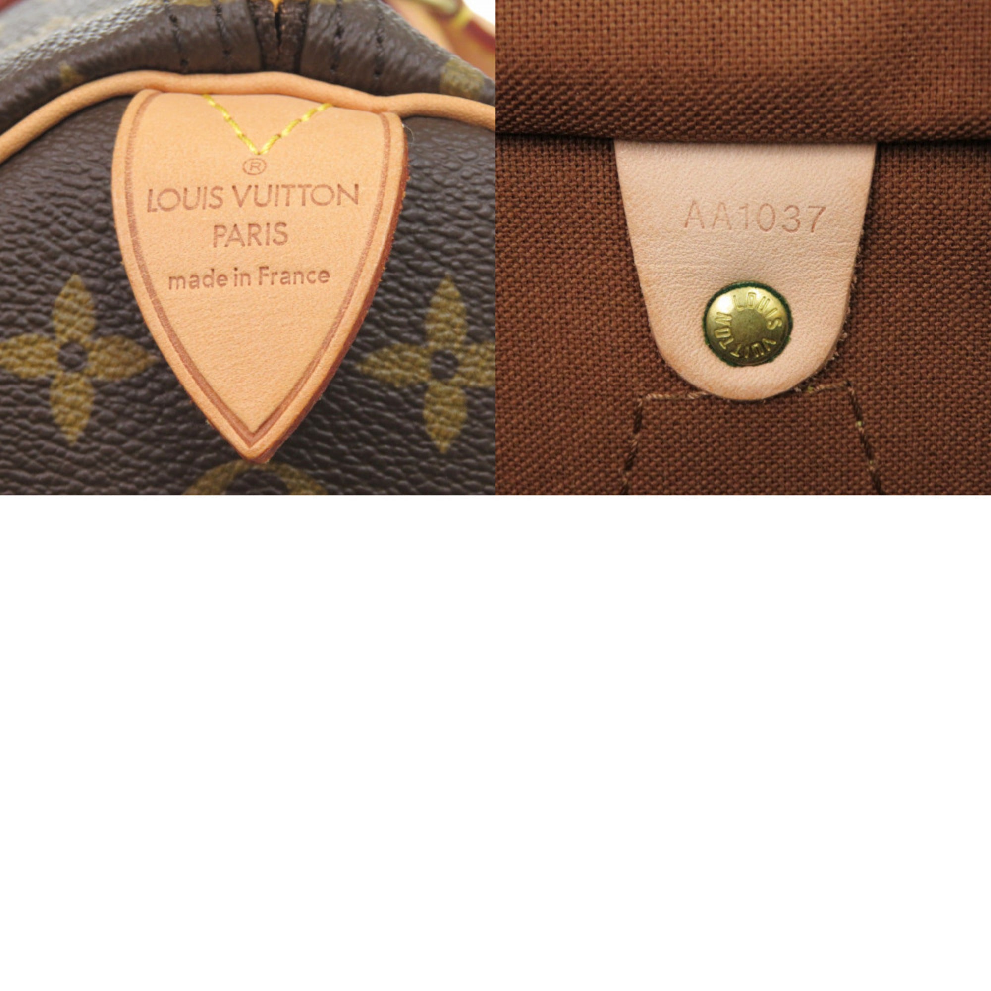 Louis Vuitton Speedy 35 Monogram M41524 Handbag LV 0818LOUIS VUITTON — Like New
