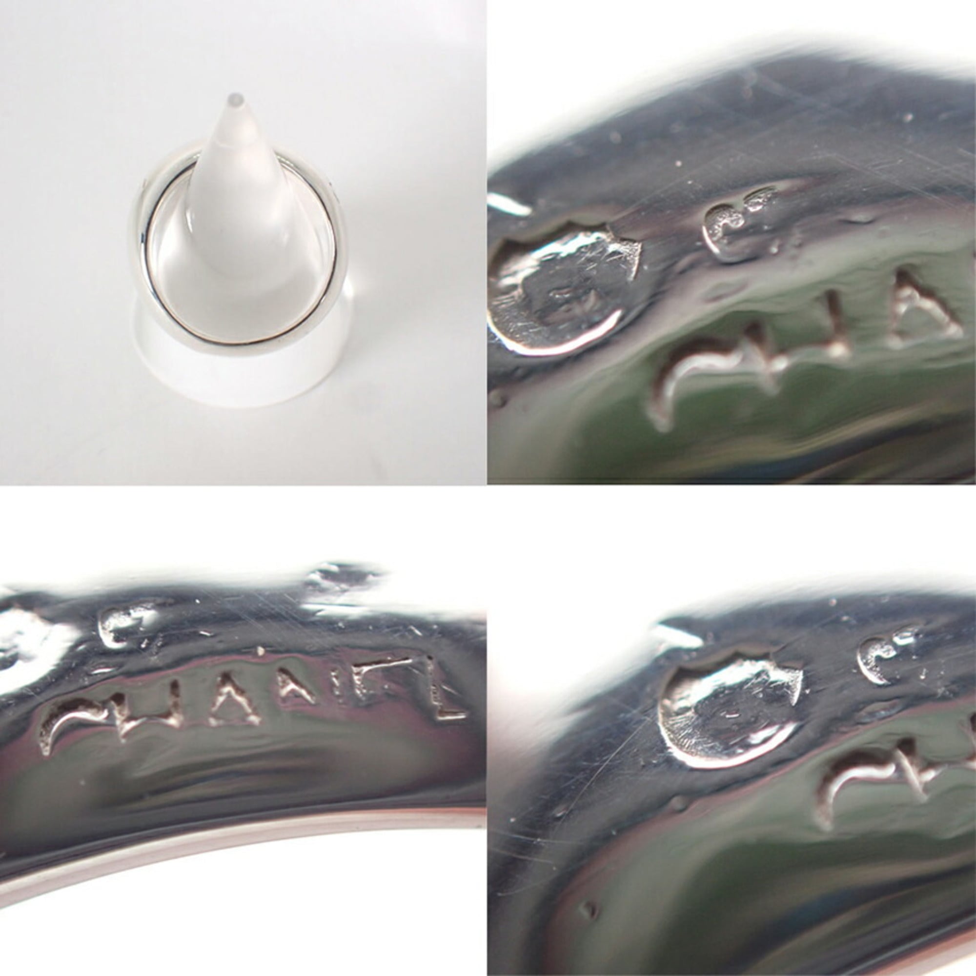 CHANEL 925 Wide Ring, Size 13.5 — Like New