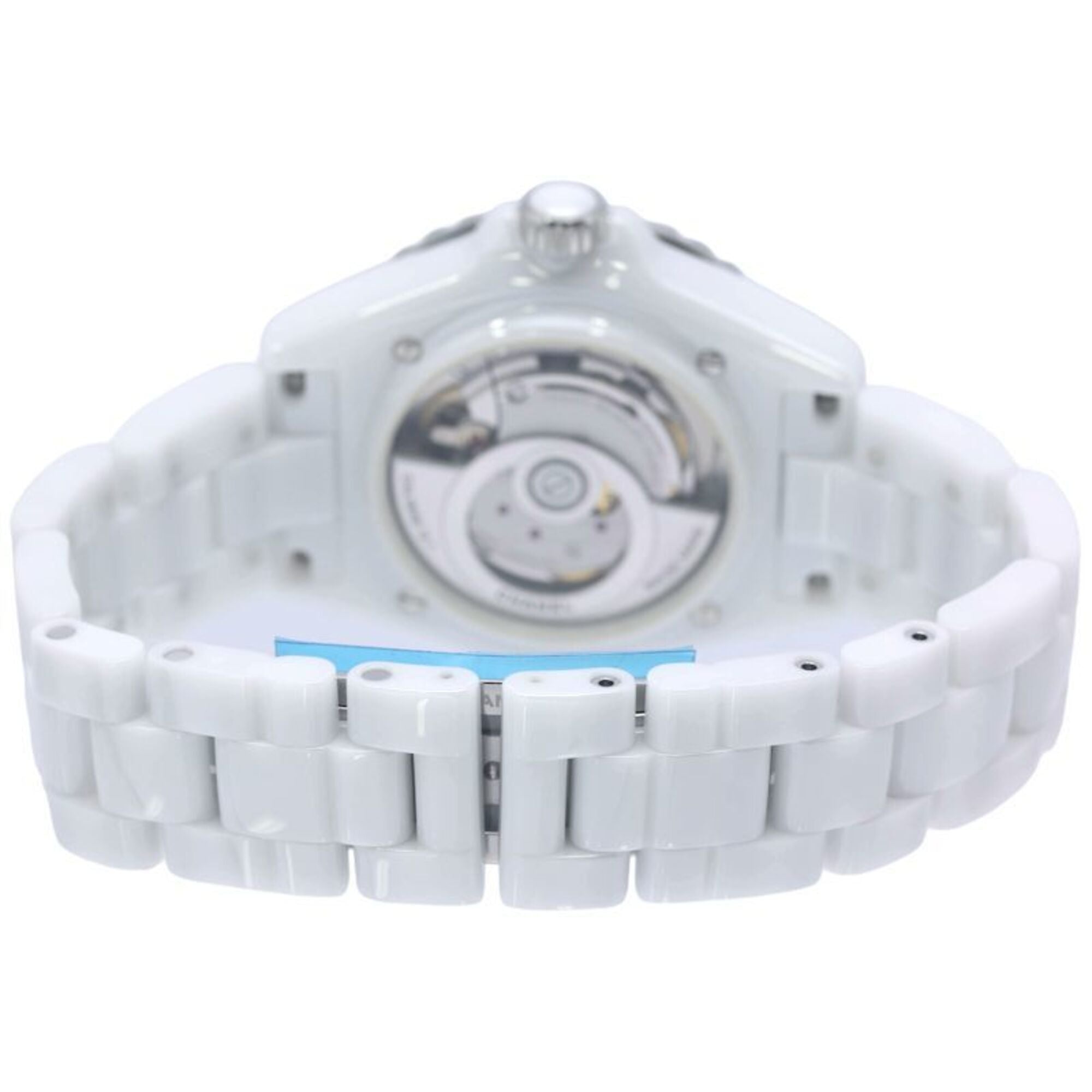 CHANEL J12 Phantom Caliber 12.1 H6186 Men's Watch, White Ceramic x Stainless Steel, 40401 — Like New