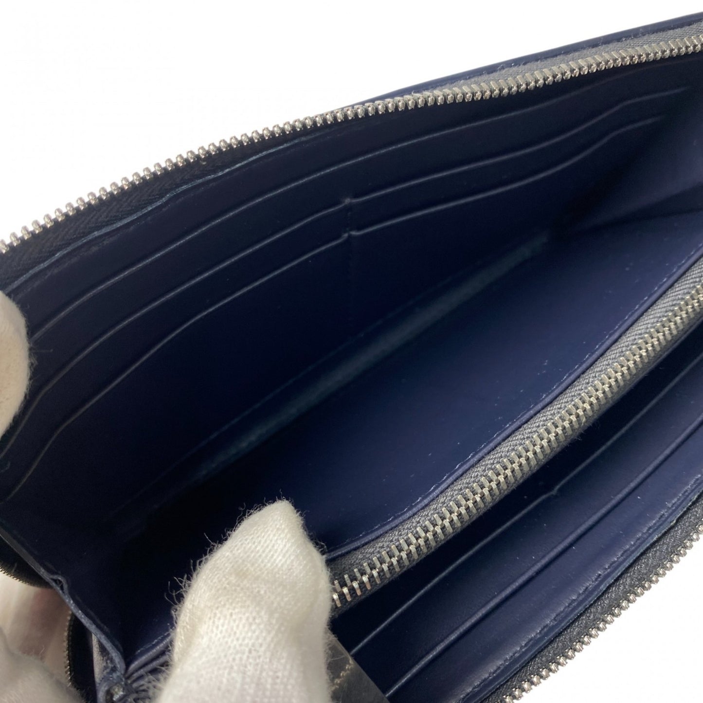 Bottega Veneta Men's Two-Tone Intrecciato Long Wallet