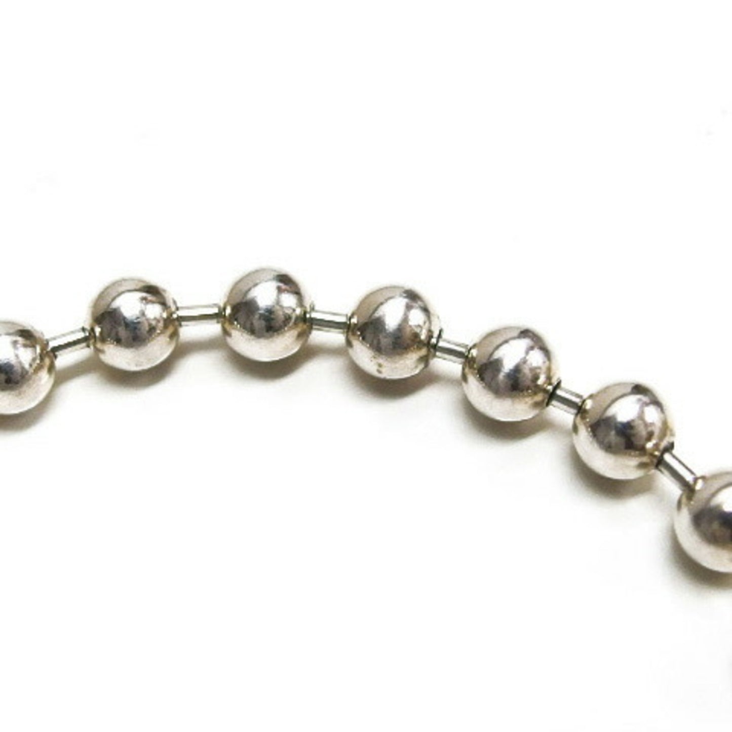 Gucci ball chain silver bracelet size 17
