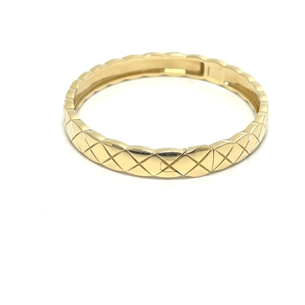 CHANEL J11140S Coco Crush Collection Diamond Large Accessory Bracelet 18K Yellow Gold for Women