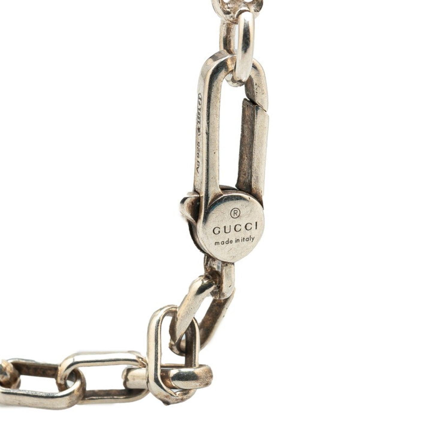 Gucci Interlocking G Necklace SV925 Silver Women's GUCCI