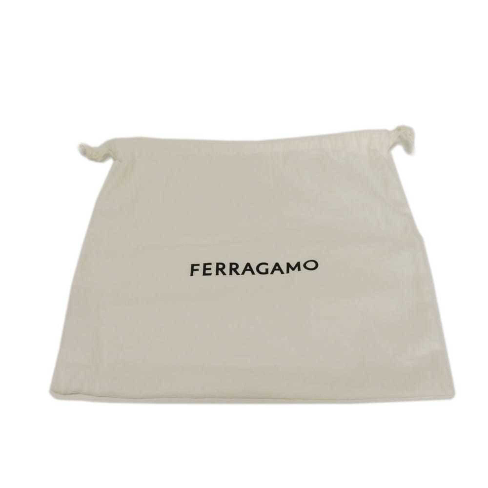 Salvatore Ferragamo Shoulder Bag Double Gancini Mini Chain Calfskin 2-Way New Logo Red 218357 Women's — Like New