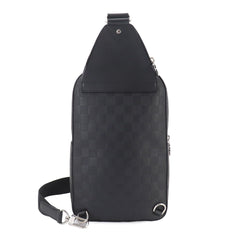 Louis Vuitton Damier Infini Avenue Sling Handbag Body Black N45303 RFID Bag — Like New