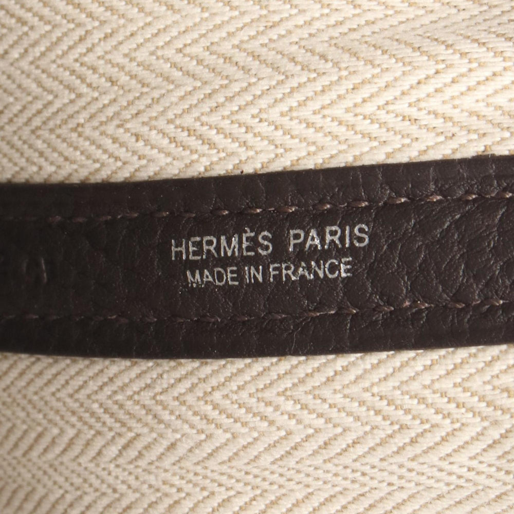 Hermes Garden Party TPM Tote Bag Handbag Leather Negonda Brown Beblanc — New - Store Return