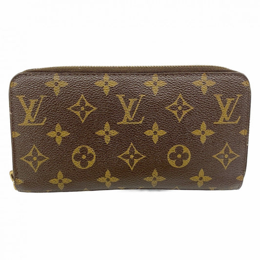 Louis Vuitton Monogram Zippy Wallet M60017 Brown Women's
