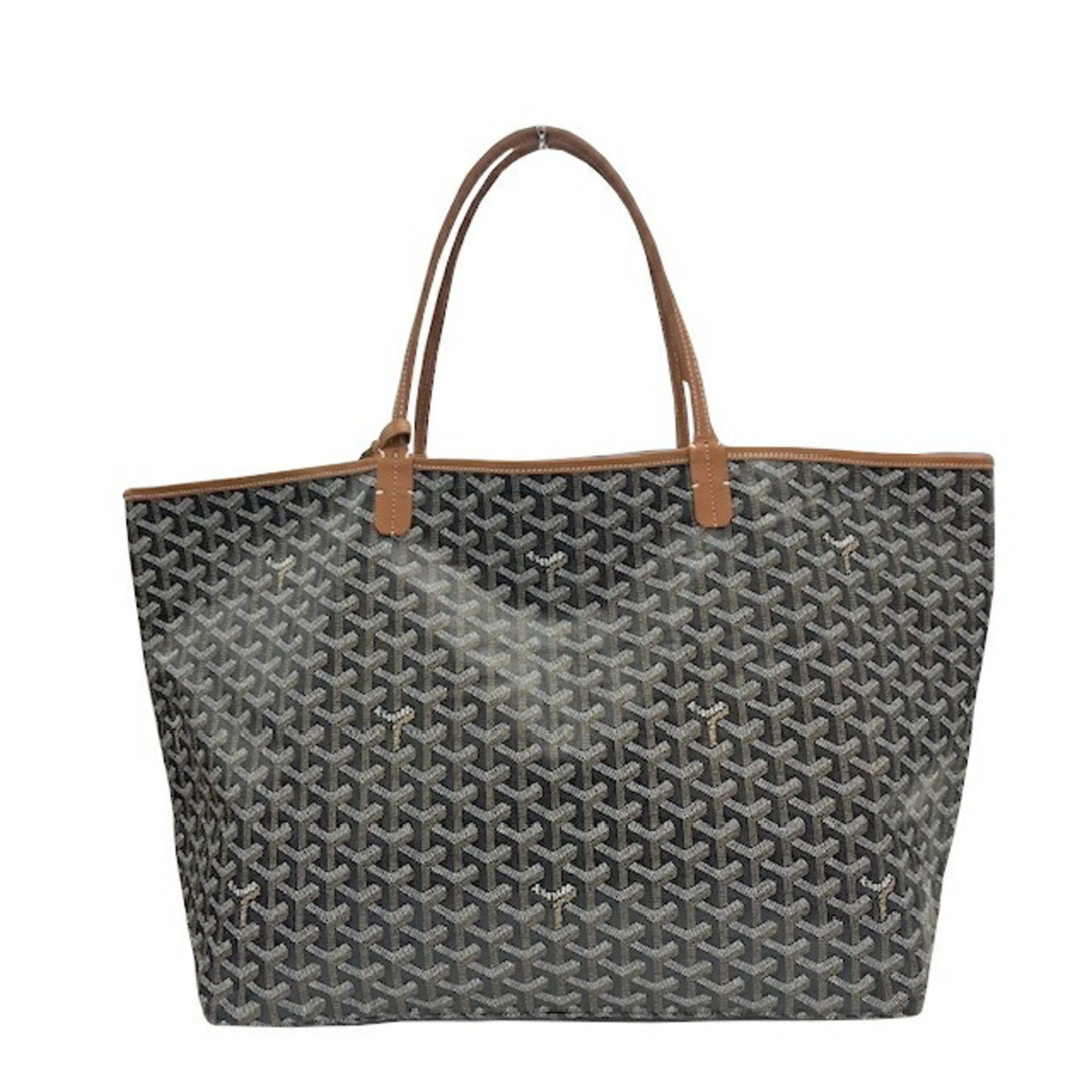 GOYARD Goyard Saint Louis GM Hulot Marcaj Custom Order Dog DOG Bulldog Black Brown Tote Bag Men's Women's