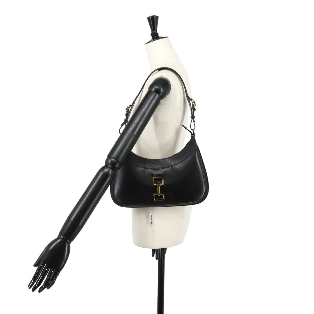 Gucci Shoulder Handbag, Leather, Black, 0014128, Gold Hardware — New - Store Return
