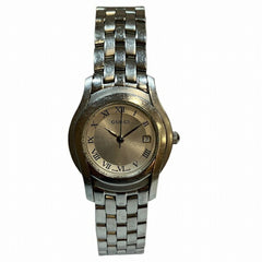Gucci 5500L Quartz Silver Dial Date Roman Numeral Watch for Women — Good