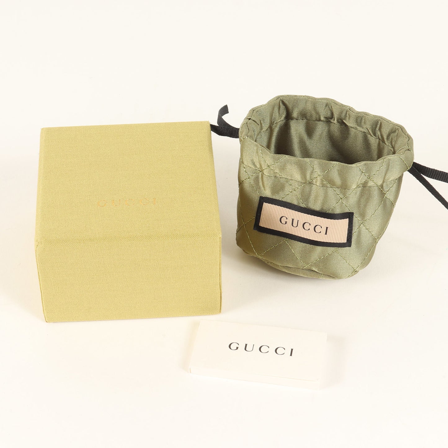 GUCCI Gucci recent model square silver ear cuff for one ear, men