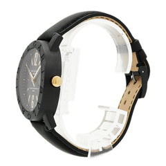 Bvlgari Carbon Gold BB40CL Black Dial Men's Watch — Good