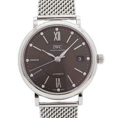 IWC Schaffhausen Portofino 37 IW458110 Gray Dial Watch (Boys' Size) — Good