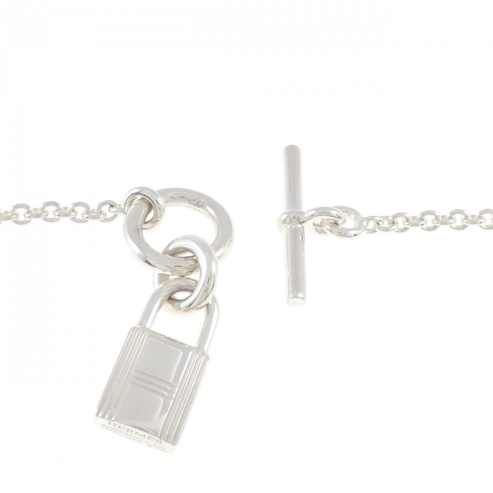 Hermes Amulet Padlock Necklace — Like New