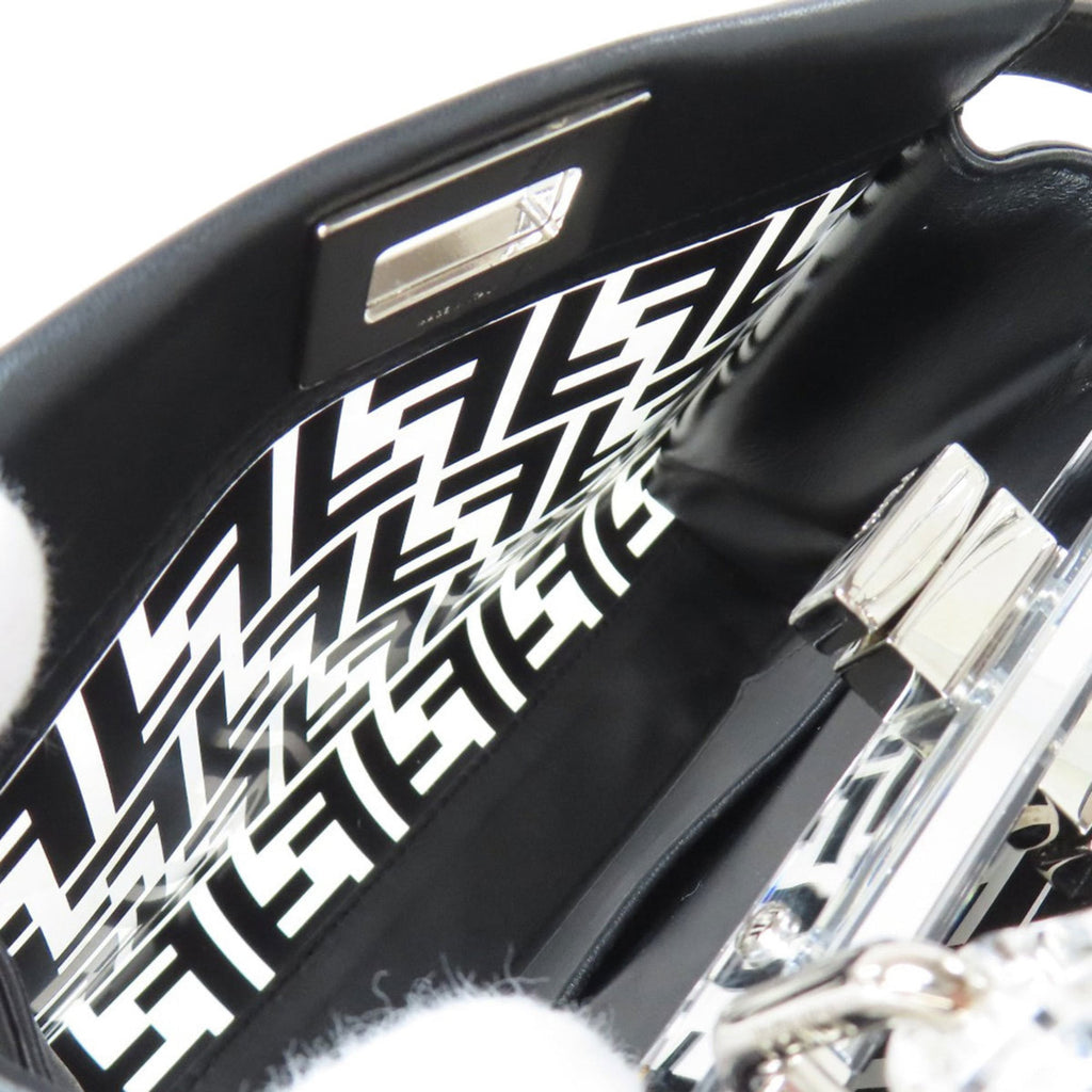 Fendi Peekaboo Mini 2-Way Handbag in Vinyl/Calf Leather for Women