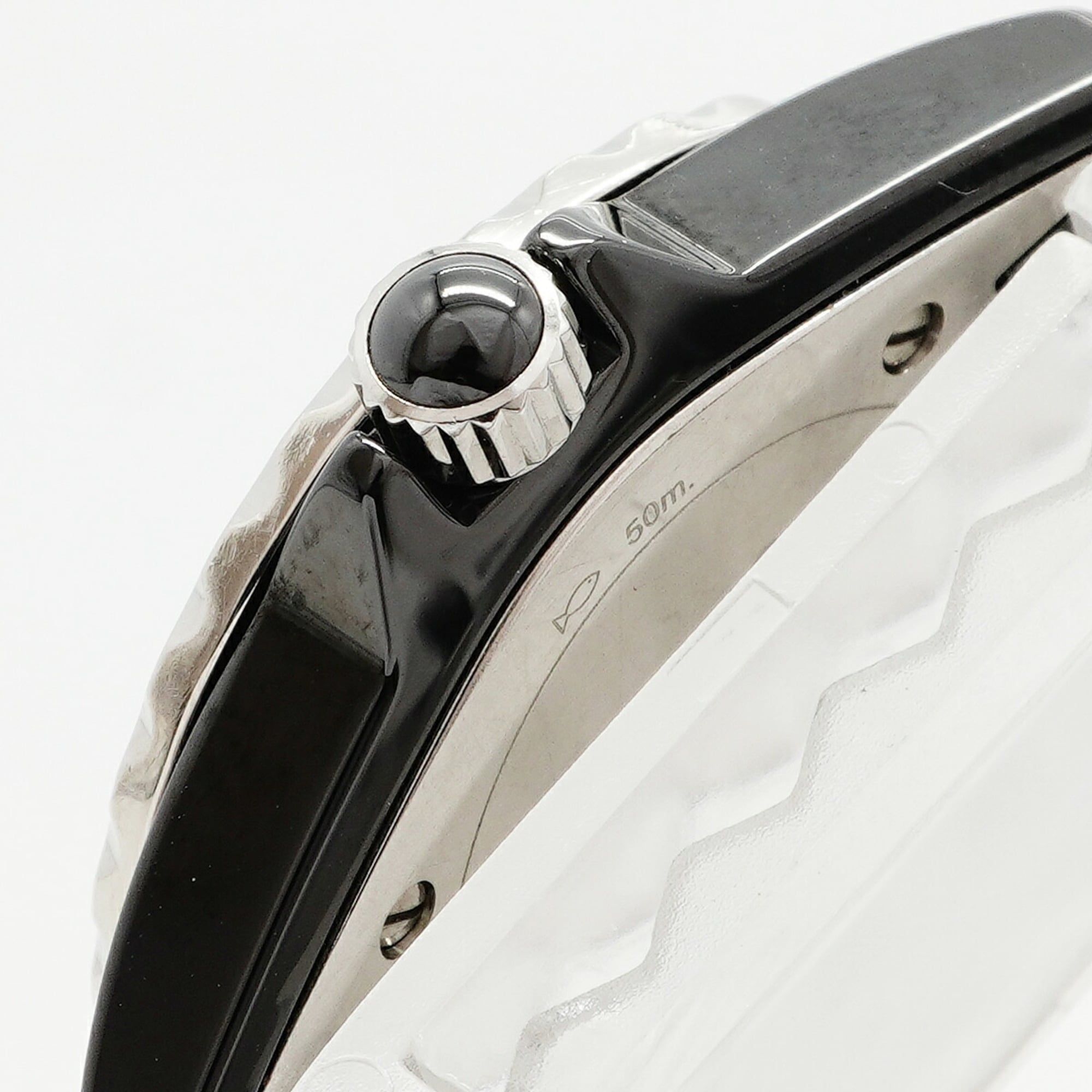 Chanel J12 Diamond H2569 Black Dial Women's Watch — Good