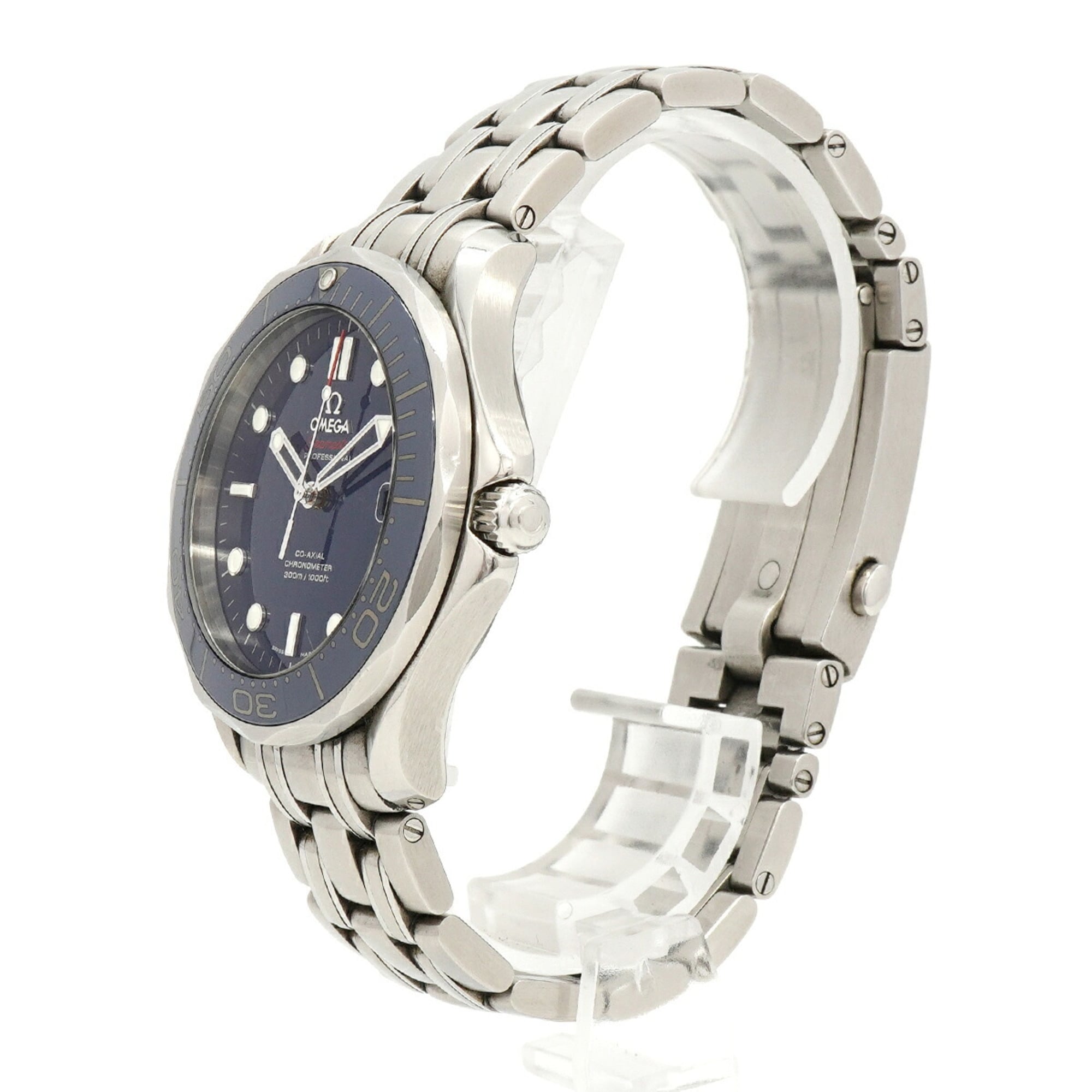 Omega Seamaster 300 Co-Axial 212.30.41.20.03.001 Blue Dial Men's Watch — Good