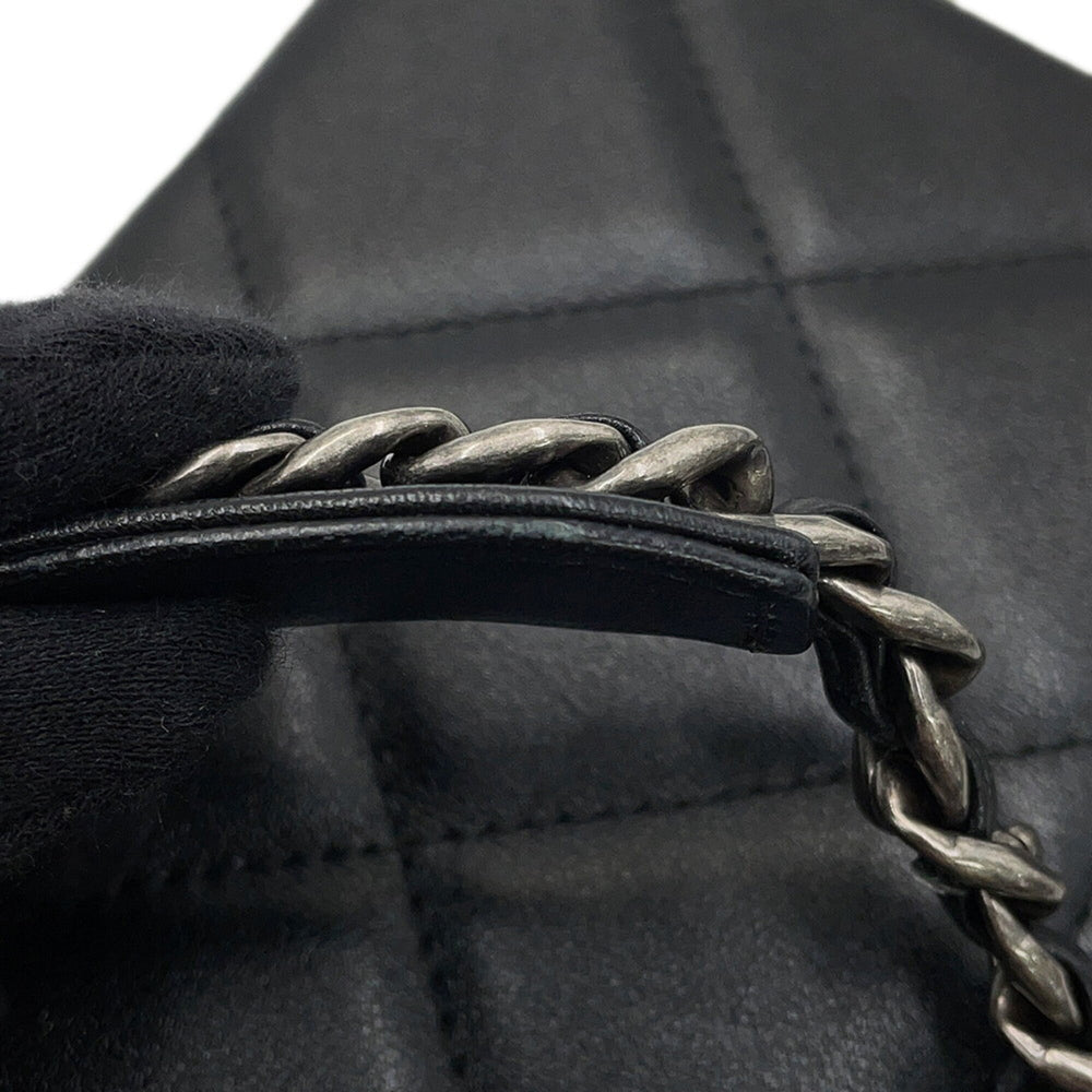 Chanel Chain Shoulder Bag CHANEL19 Coco Mark Lambskin AP2728 CHANEL Handbag Black Women's — Like New