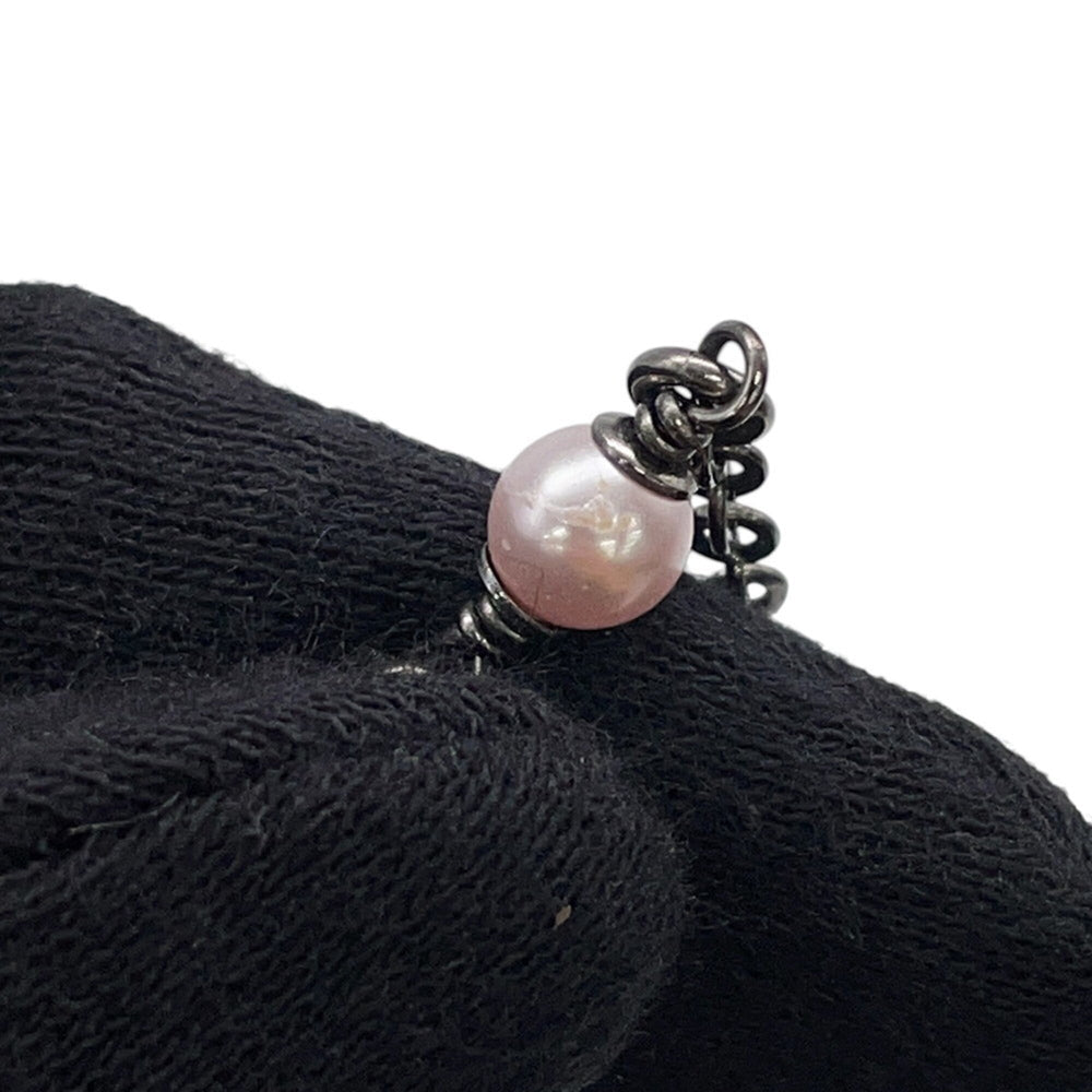 Chanel Necklace Coco Mark Faux Pearl Rhinestone C25B CHANEL Women's NECKLACE — Like New