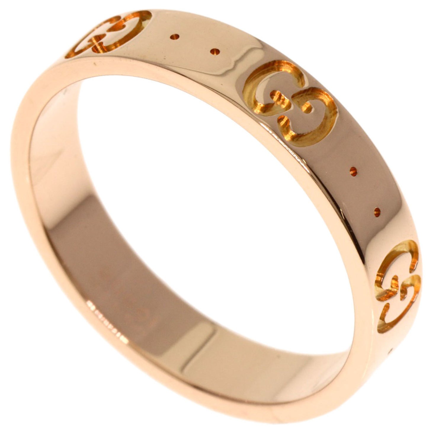 Gucci Icon Ring #13 18K Pink Gold Women's GUCCI