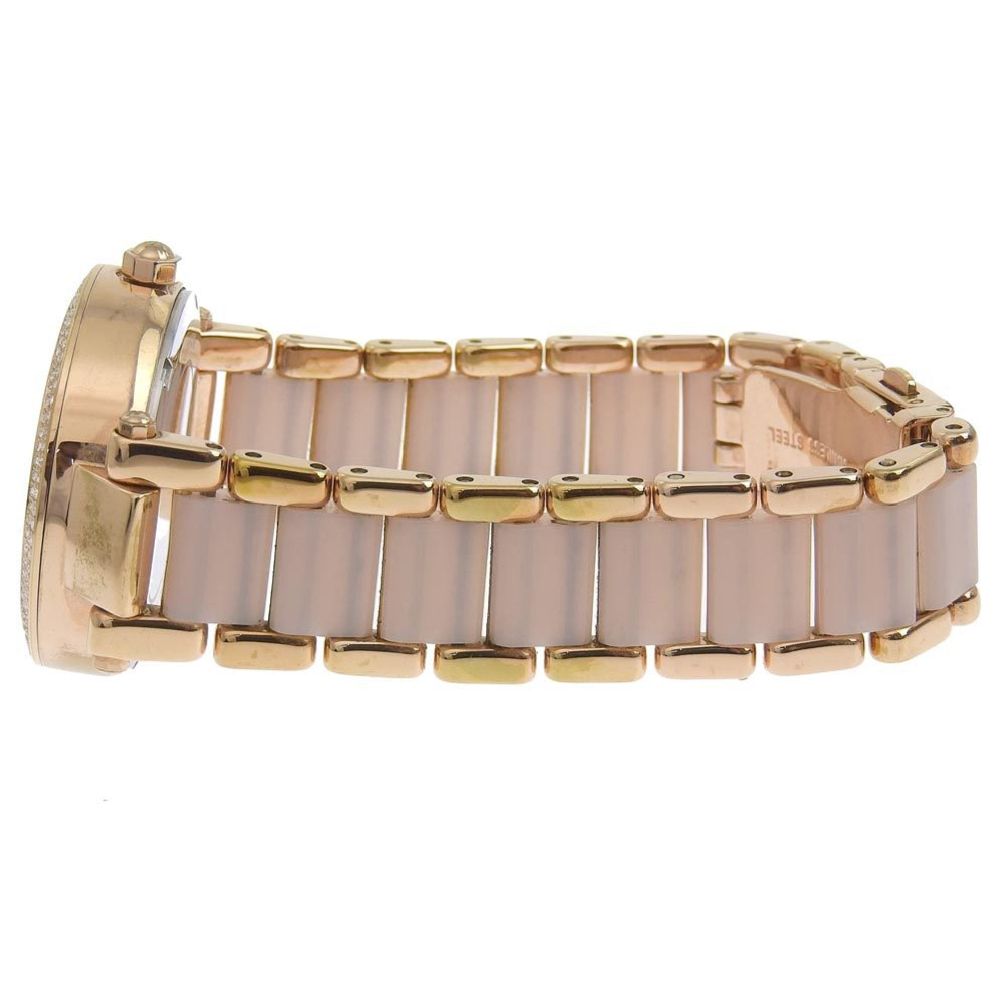Michael Kors Day Date Watch MK6110 Stainless Steel x Acetate Rose Gold Quartz Multi-hand Analog Display Dial Women's — Good