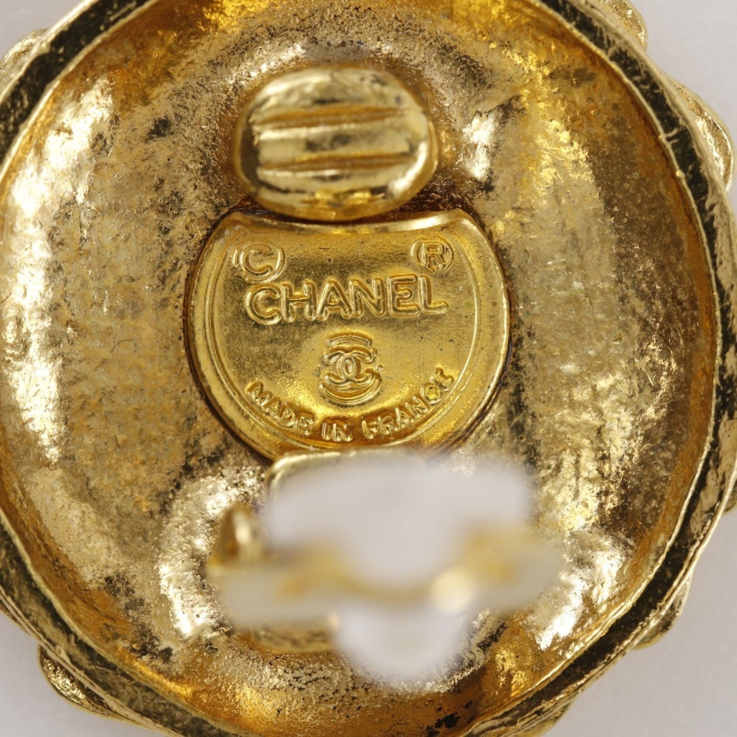 CHANEL Coco Mademoiselle Earrings, Gold Plated, Approx. 21.2g, Women's