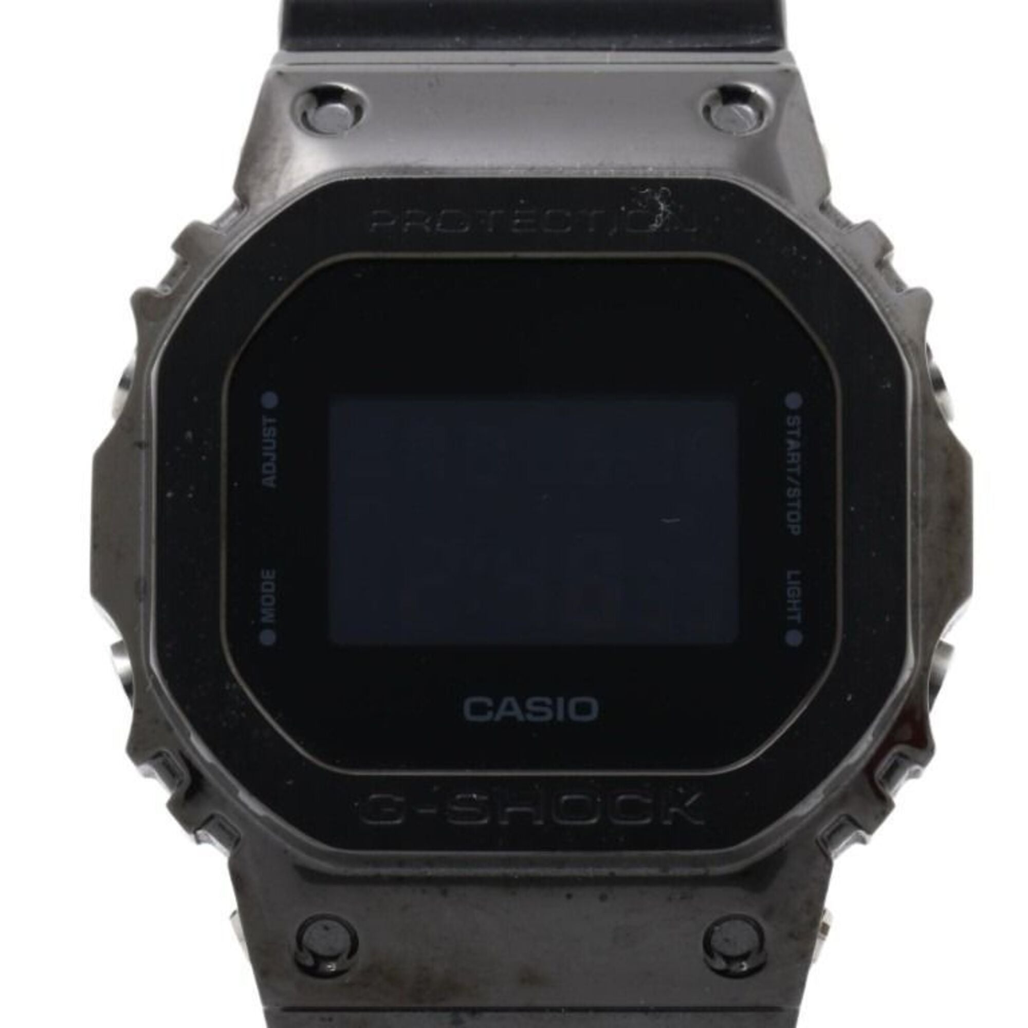 CASIO G-SHOCK DIGITAL 5600 SERIES GM-5600B-1JF Black Stainless Steel Resin Men's Watch — Good