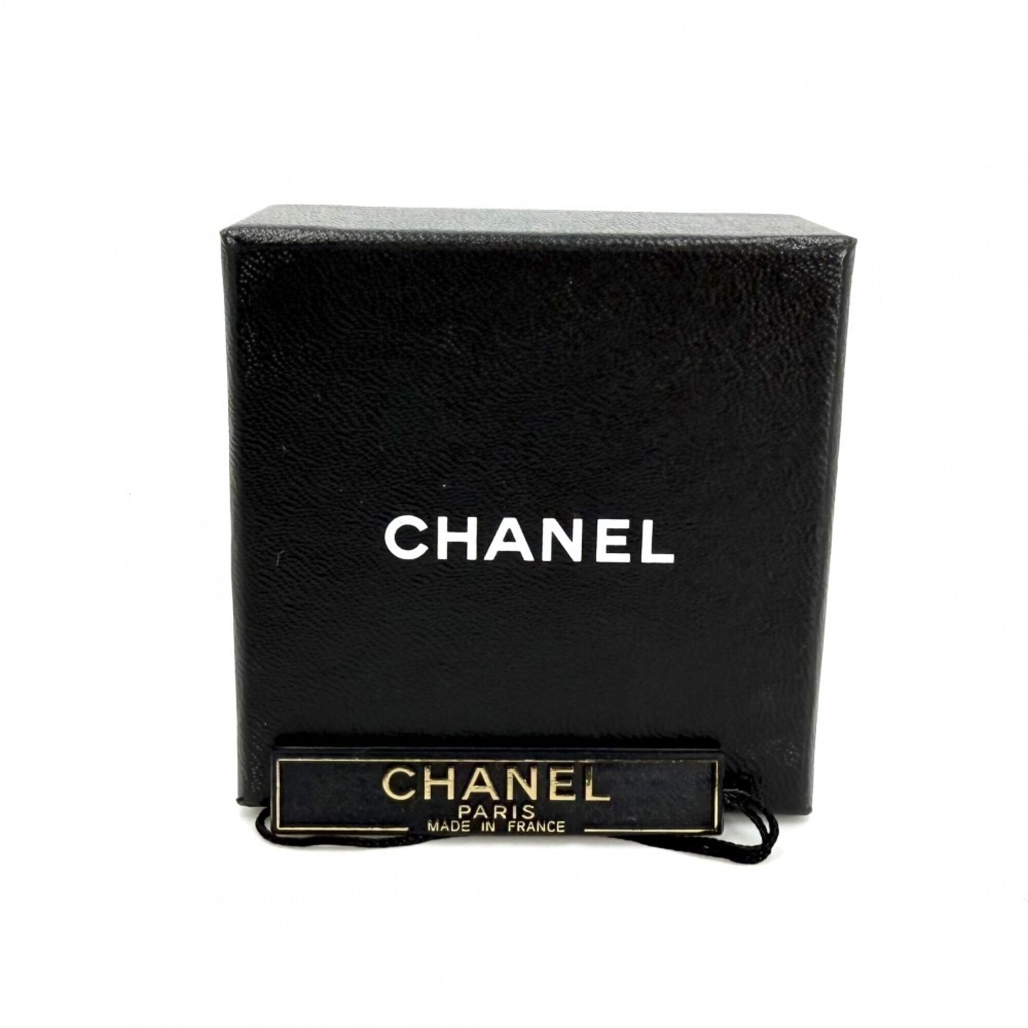 Chanel Necklace for Women, Coco Mark, Silver/White, Approx. 6.2g, 2005 Model (05V) — Like New