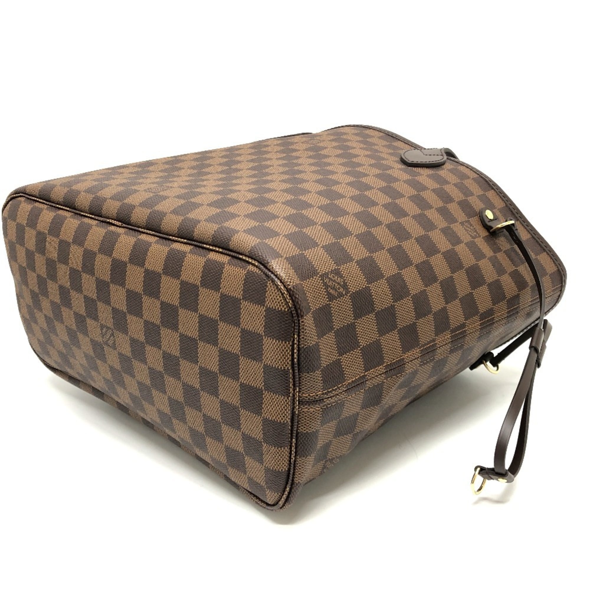 LOUIS VUITTON Louis Vuitton N40599 Neverfull MM Tote Bag Damier Canvas Women's Ebene Brown — New - Store Return