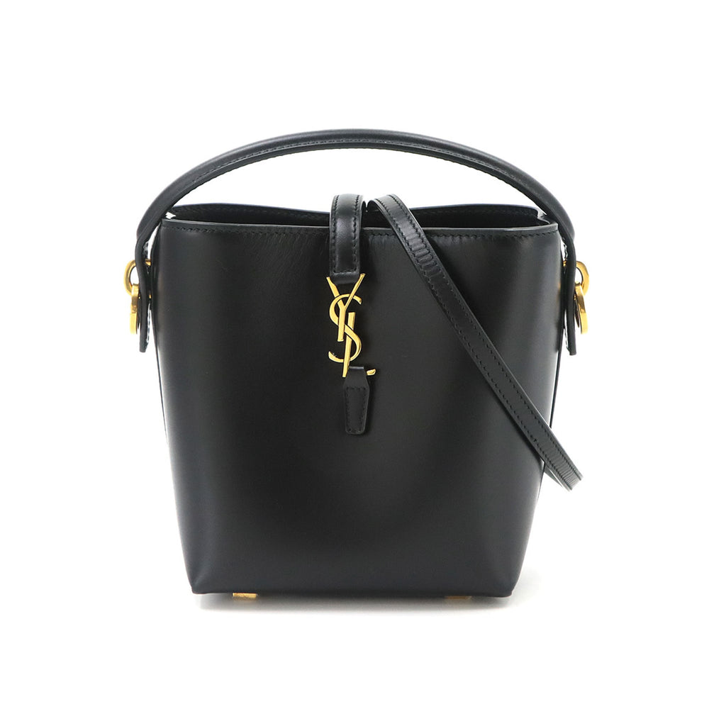 Saint Laurent LE37 Mini 2-way Shoulder/Handbag, Leather, Black, Gold Hardware, 765870 — New - Store Return
