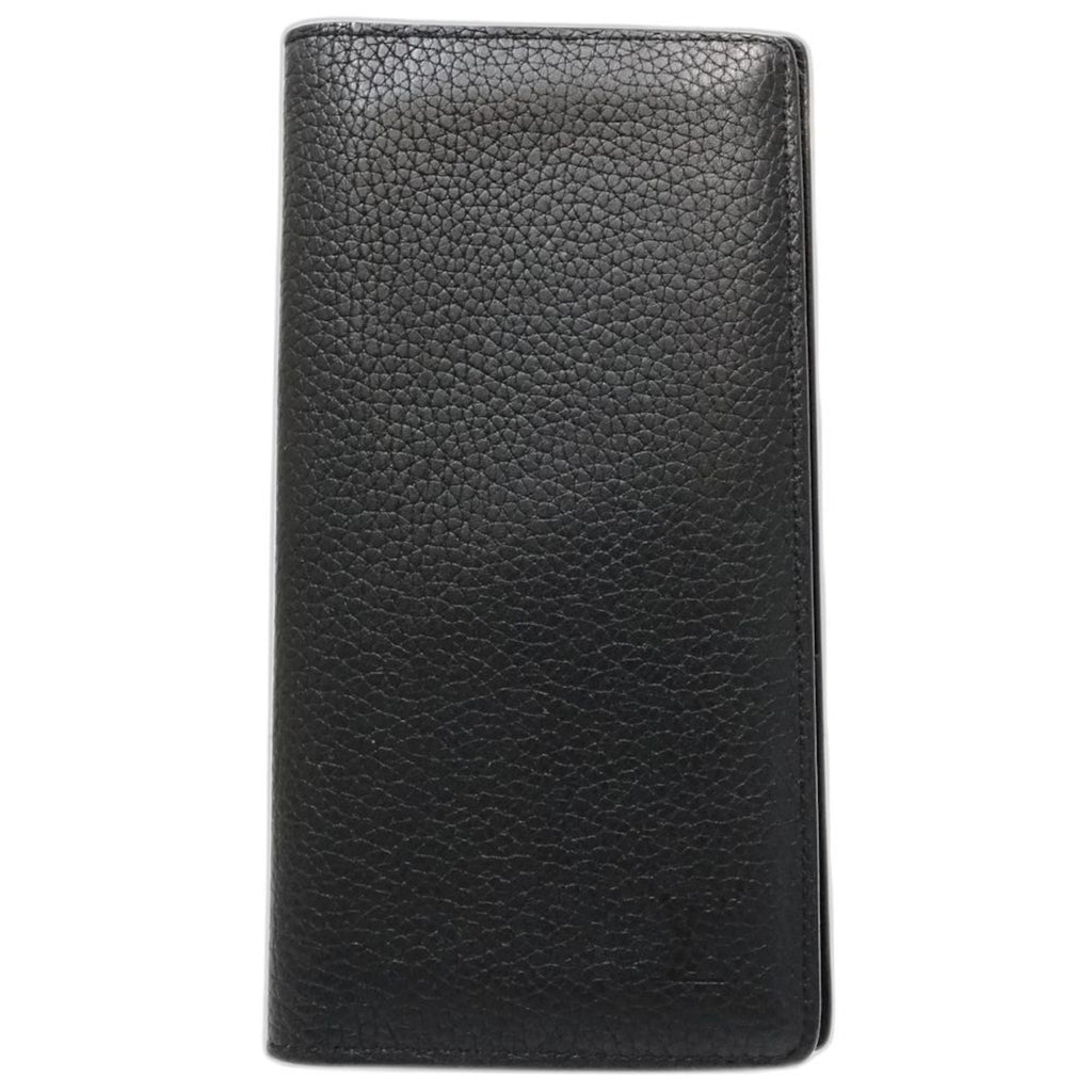 LOUIS VUITTON Louis Vuitton Long Wallet M58192 Portefeuille Brazza Noir Men's 181903